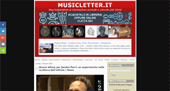 Desktop Screenshot of musicletter.it